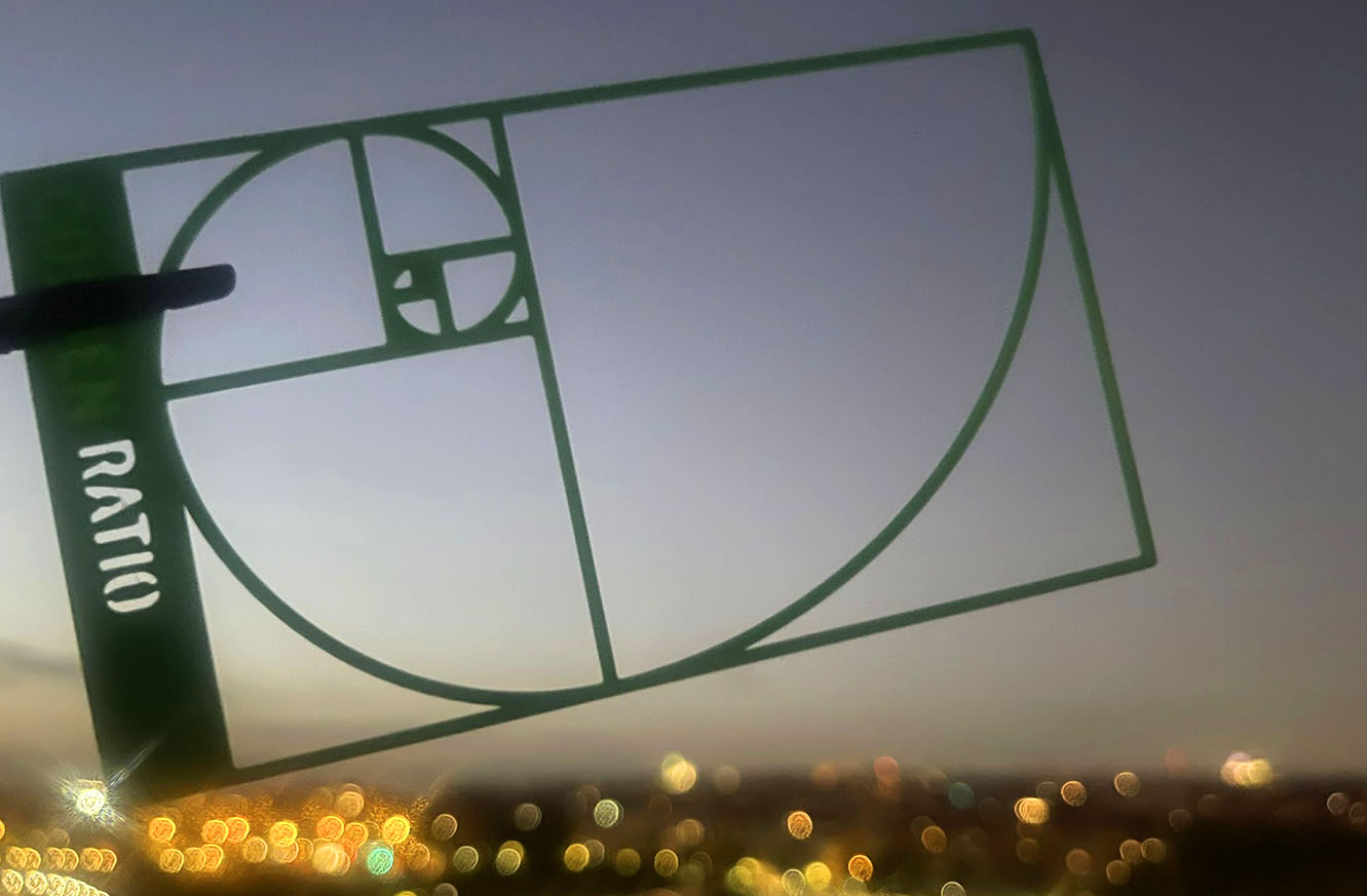 The Golden Ratio of attention