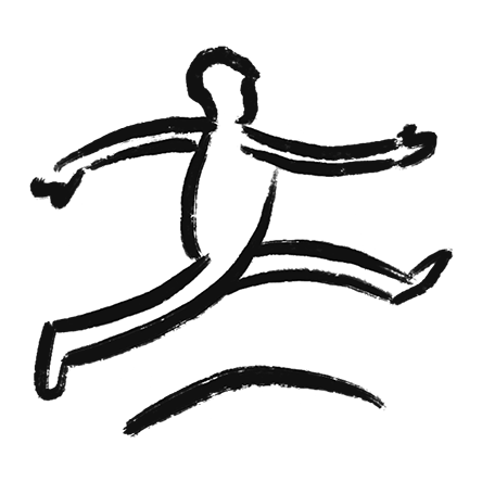 A hand-drawn icon representing confidence